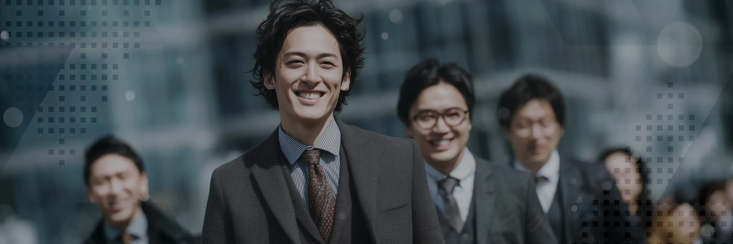 ソファでくつろぎながらスマホを眺める男性